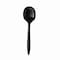 Boardwalk Mediumweight Polypropylene Cutlery, Soup Spoon, Black, 1000PK BWKSOUPBLMW - alternate 2